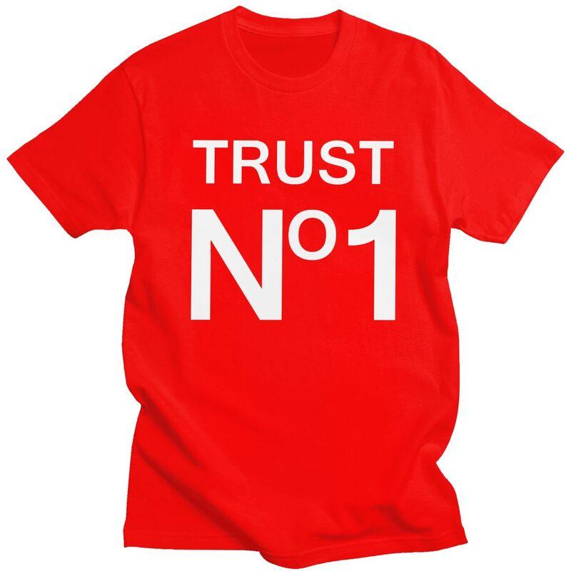 Custom Male Trust No One T Shirt Short Sleeves Cotton Tshirts Streetwear Tshirt Leisure Tees Clothes