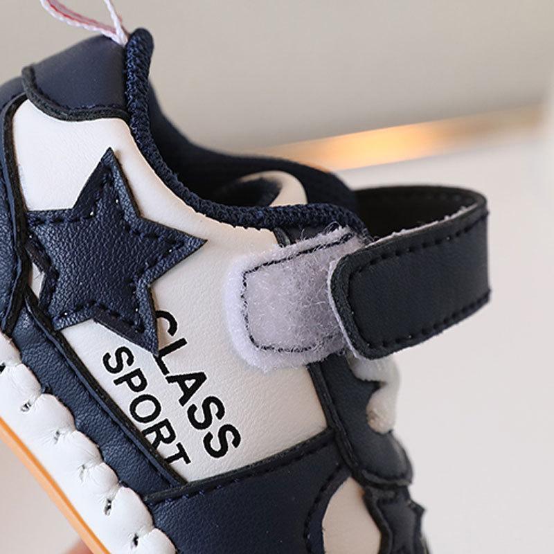 Spring and Autumn New 0-1 Year Old Boys and Girls Baby Soft Sole White Shoes 2-7-13 Month Newborn Toddler Shoes
