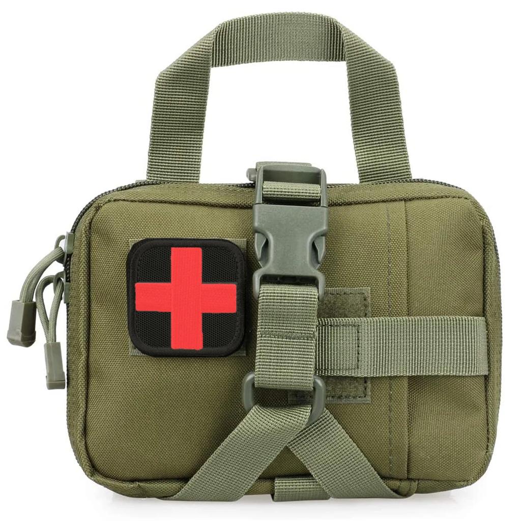 First Aid Bag Upgrade Tactical EMT Pouch Rip Away Molle Medical Kit IFAK Tear-Away Travel Outdoor Hiking Mergency Survival Kit