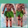 Nádherný kostým Moana Maui pro dospělé a děti s realistickými motivy