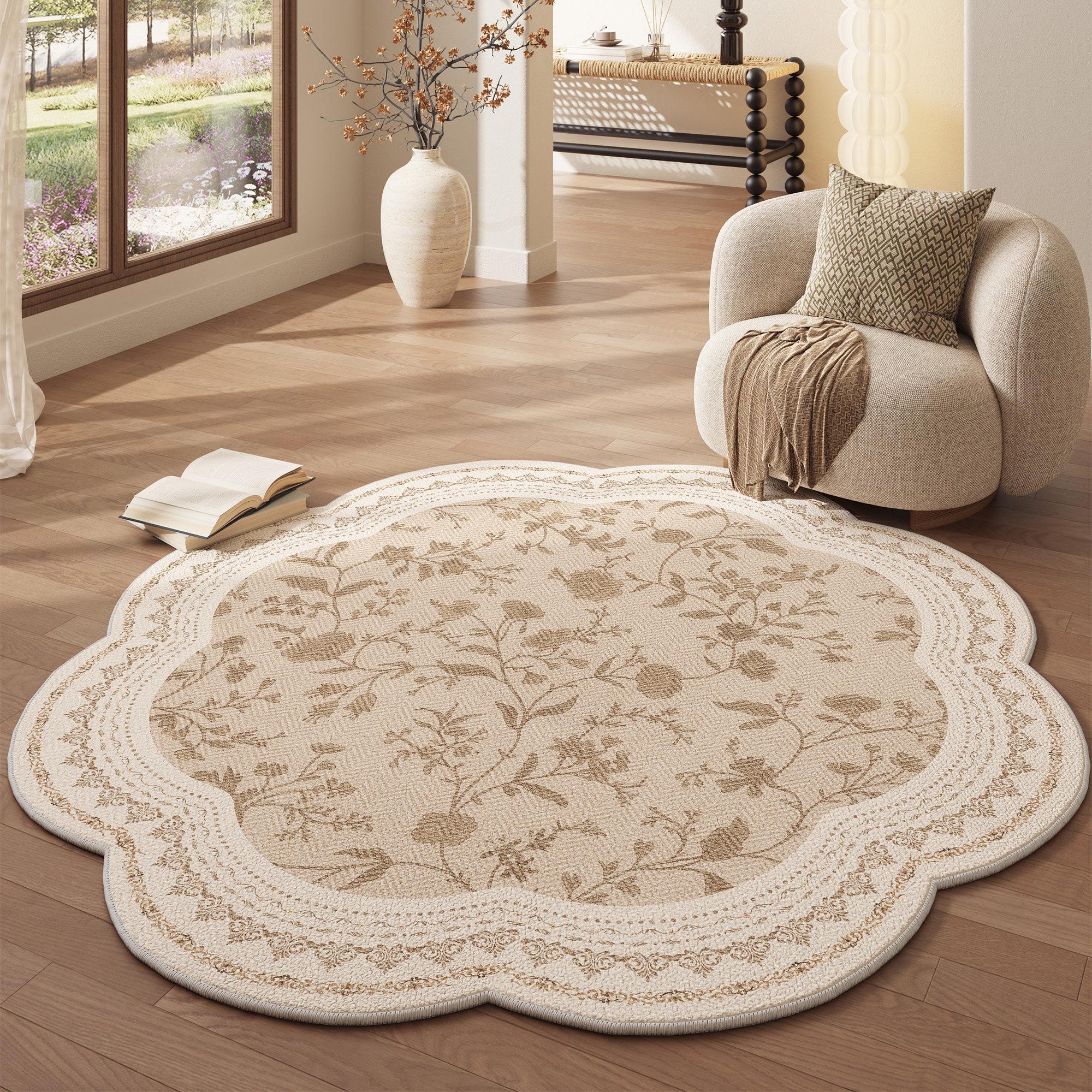 Cream Style Carpets for Living Room