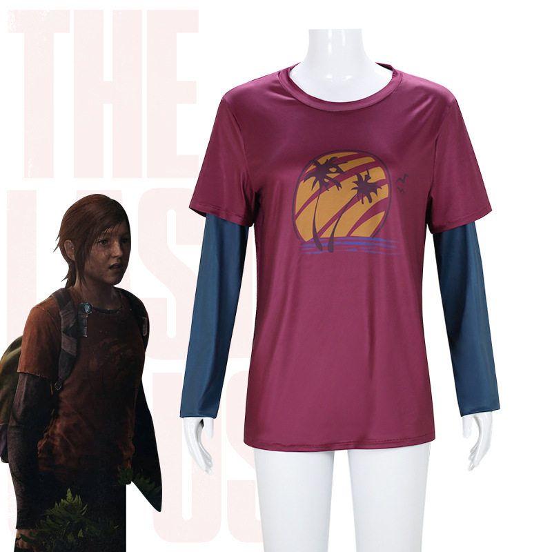 New American Tv Series the Last of Us Cosplay Female Protagonist Ellie T-Shirt Thelastofusseason
