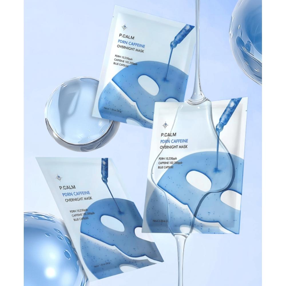 Pcalm Pdrn Caffeine Overnight Mask  8 Sheets NONE
