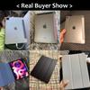Voor iPad A16 Hoes 2025 Magnetische Drievoudige Standaard Transparante Cover met Potlood voor iPad 11e Generatie A3355A3356 Tablethoes 11"