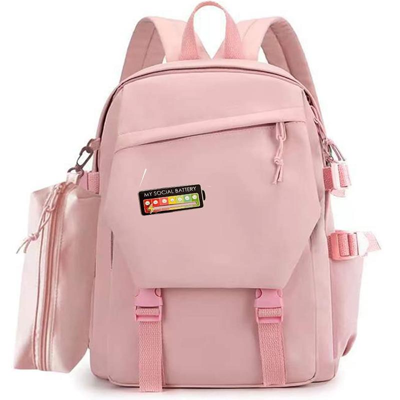 Creative My Social Battery Lapel Pins, Portable Clothing Accessories for Fun Emalj Emotional Pin 7 Days in Week, Move to The Mood as You