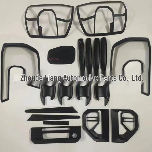 Ford Ranger T9 Body Trim: Headlight Frame, Door Handle, Fuel Tank Cap - Easy Install.