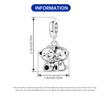 Orstarry 925 Silver Little Bear Pendant Beads Charm Bracelet Jewelry DIY Gifts for Party Animal Lovers