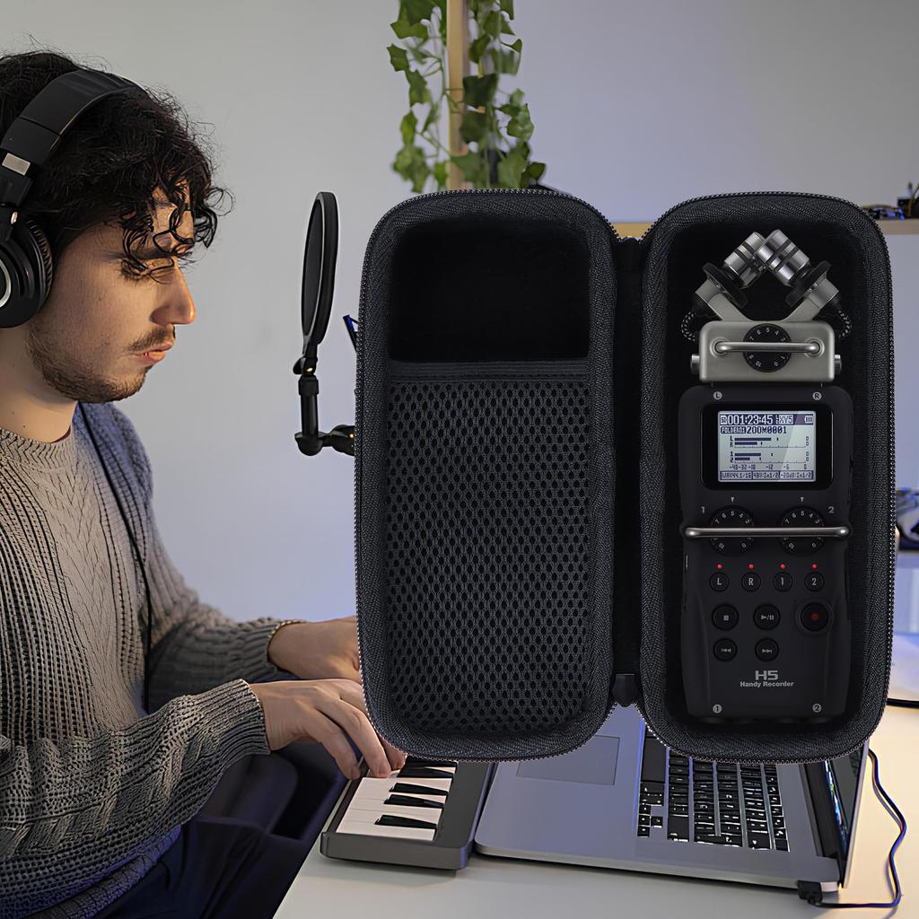 Lebakort Storage Case Compatible with Zoom H5 Handy Recorder