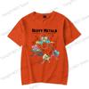Heavy Metals Rock Chemistry T-Shirt Men Women O-Neck Oversized Streetwear Vintage Harajuku Unisex Tees