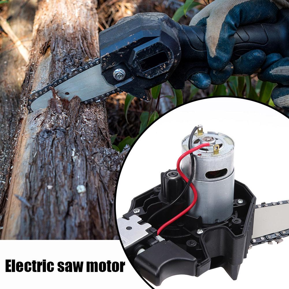 21V Mini DC Motor 14 zubů Mikro motor 28000 ot./min Průměr ozubeného kola 8,2 mm Příslušenství pro elektrické nářadí pro 550 Motor Lithiová řetězová pila