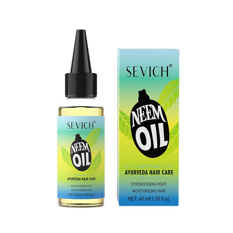 40ml Ayurveda Neem Growth Oil Sevich Natural Herbal Anti Hair Loss Treatment Serum India Hair Growth Oil Beauty Health Hair Care Product