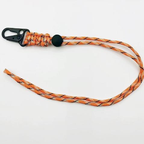 

Lanyard Heavy Metal Keyring Adjustable Keychain Handmade Credential Holder Mobile Phone Hanging Neck Strap Anti-lost Key Chain помаранчевий