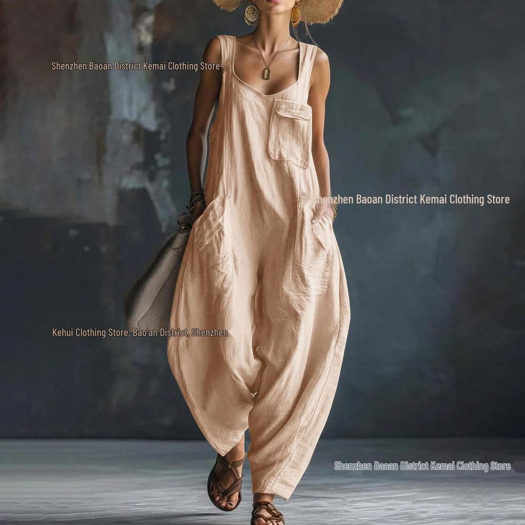 2026 Sommer Locker Lässig Träger Jumpsuit: Bequem und stilvoll für europäische und amerikanische Trends
