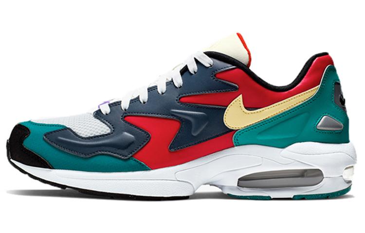 Nike Air Max2 Light Habanero Red Navy Emerald BV1359-600 36
