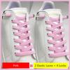 Schoenveters zonder strik Elastische veters Sneakers 8MM Verbreed Plat Elastisch Schoenveters zonder strikken Kinderen Volwassenen Schoen Accessoires