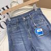 Stylish Women's Retro Blue Straight-Leg Jeans 2026: High-End, Loose Draped Fit