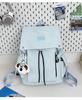 Schoolbag1011 new schoolbag female students lightweight large capacity contrasting color leisure outdoor travel commuting simple backpack