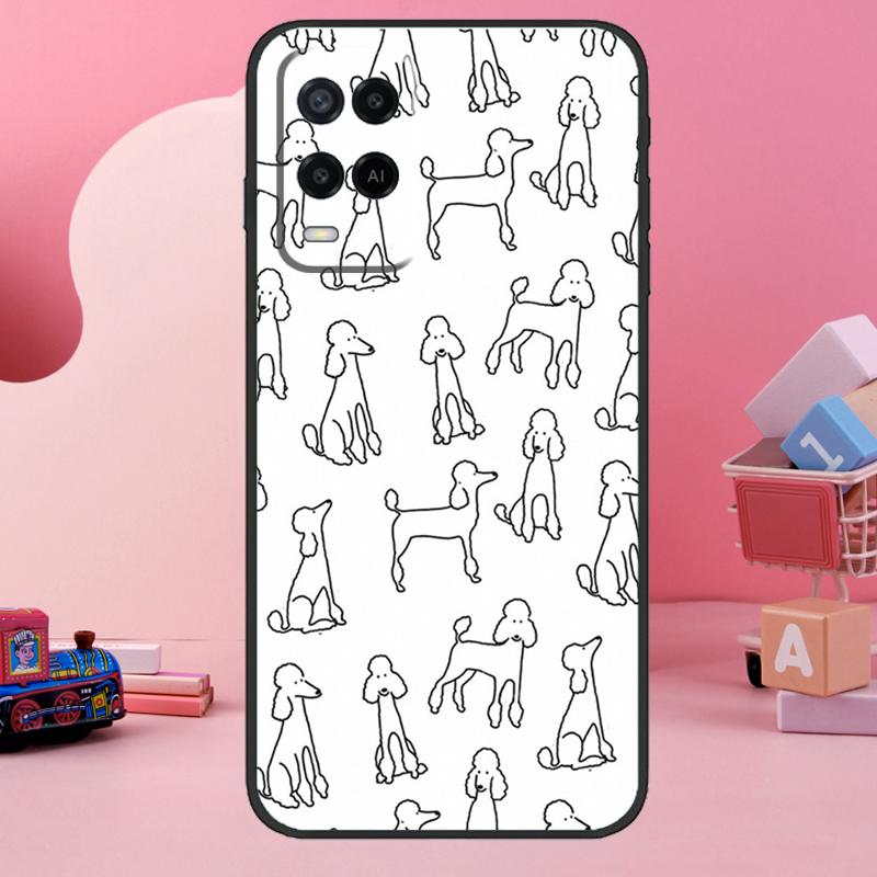 

Poodle Dog Cartoon Case For Oppo A98 A78 A18 A38 A58 A60 A80 A40 A77 A57 A17 A74 A54 A94 A96 A76 A16 A15 A5 Pro OPPO A15