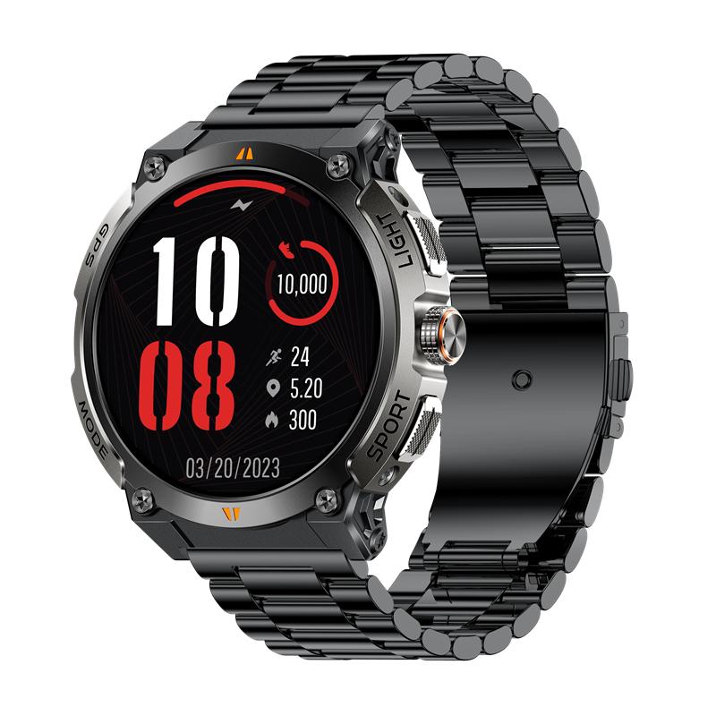 AK17 Smart Watch AMOLED Screen GPS Positioning Tracker BT Calling Large Battery Men Outdoor Sports Fitness AK17G Smartwatch