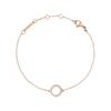 Audrey Series Logo Design Bracelet, Same Style for Men and Women, Couple Model, Rose Gold DW00401429