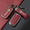 AAAAO1 Zinklegering Leer Auto Sleutelhoes Sleutelhanger Houder voor Octavia A5 A7 Fabia Superb Kodiaq Karoq Beschermhoes Accessoires