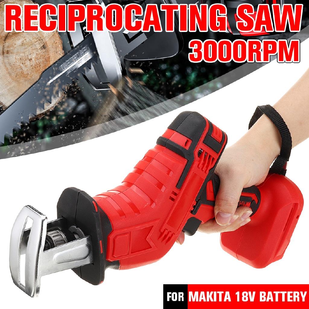 18V Mini Cordless Reciprocating Saw Body Replacement Wood Cutting Tool Adjustable Speed Electric Saw Body