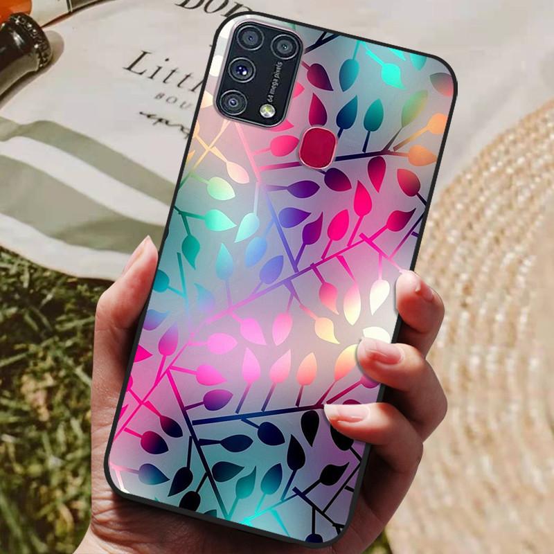 For Samsung M31 Case Phone Cover Silicone Soft TPU Back Cover for Samsung Galaxy M31 M 31 case SM-M315FZBVSER m315 Fundas Bumper
