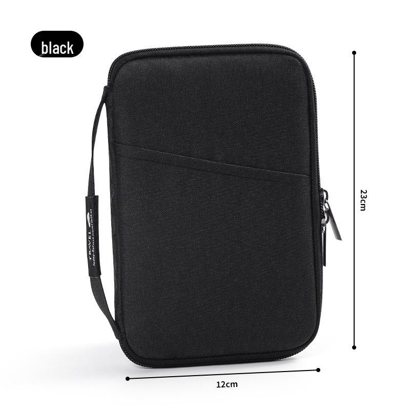 Korean Style Waterproof Passport and Document Organizer – Large Capacity Travel Wallet