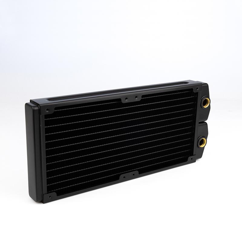 SysCooling 120/240/360MM Copper Water Cooling Radiator Heatsink 27MM Thickness Suitable For 120mm Fans Black Water cooler