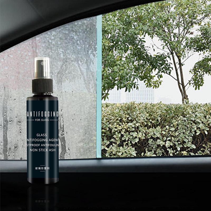 Anti-Fog Coating Agent For Car 4.06oz Car Glass Defogger Liquid Auto Windshield Cleaner Spray For Boats Water Stains