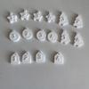 Creative Christmas Tree Ornament Mould Number Figure Pendant Silicone Mold Hanging Accessories Epoxy Resin Jewelry Mold