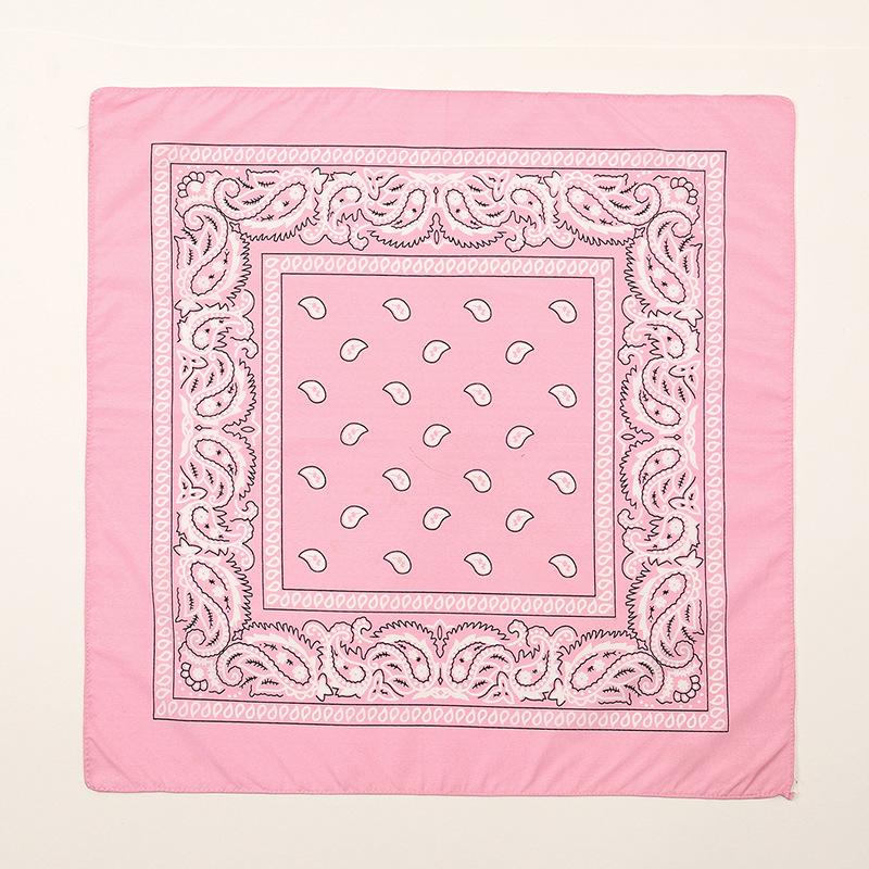 Fashion Bohemian Print Bandana Hair Bands for Women Turban Headband Square Scarf Handkerchief Hair Accessories Bonnet Hijab