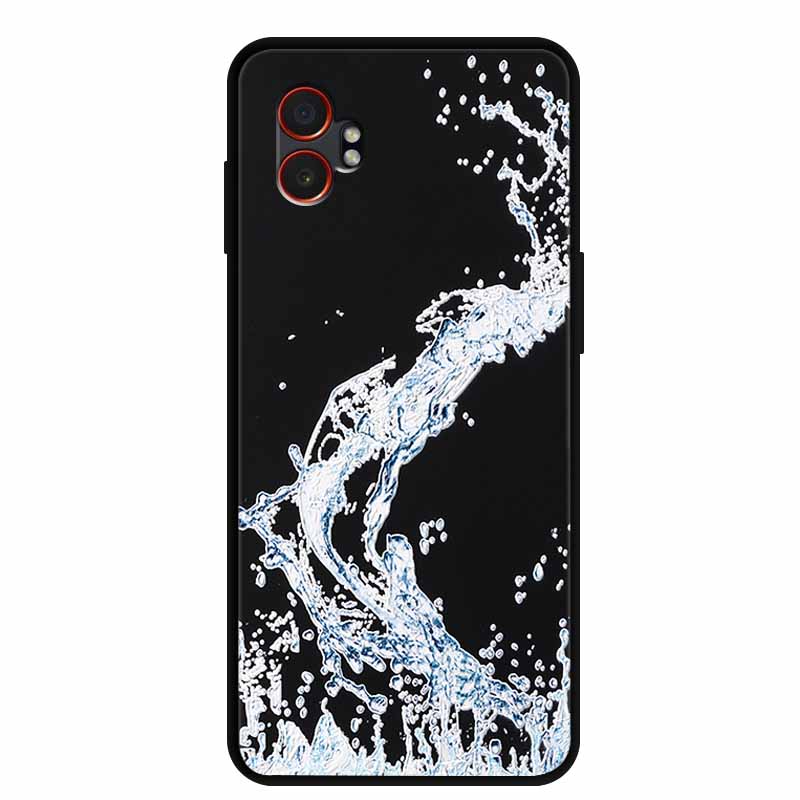 3D Emboss Case For Samsung Galaxy XCover7 Pro 5G Phone Case Flowers Silicone Soft Back Cover For Samsung Galaxy XCover7Pro Case