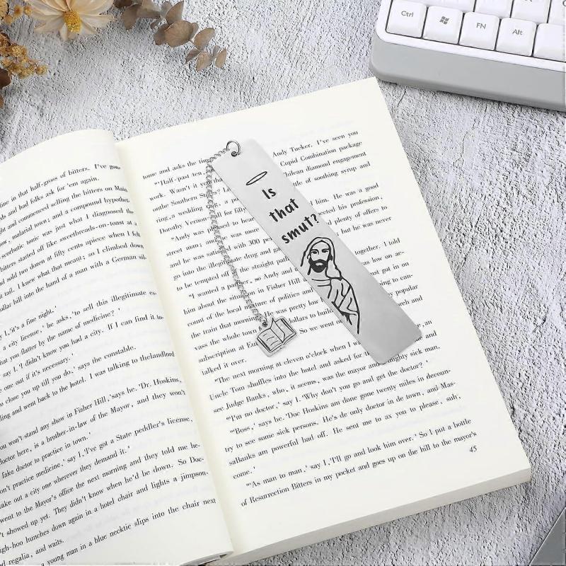 Bookmark Book Cover Marks Funny Gifts Humor Peeking Reading Christian Lover Easter Books Readers Women Adults