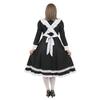 [monoii] Maid Costume, Long Sleeves, Classical Maid Outfit, Long Skirt, Halloween Costume Set, Plus Sizes