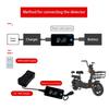 Digital Display Multifunctional Meter for Electric Bike Charging Adapter Battery Voltages Current Power Temperature Analysis Tool