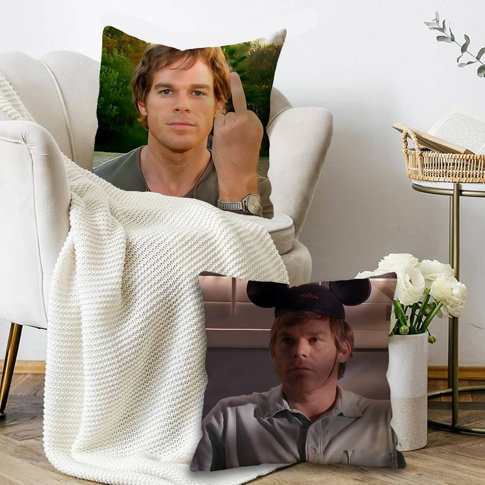 TV D-Dexter Pillowcase toon Gift Cushion Cover Bedroom Home Sofa Chair Seat Decor pillow case