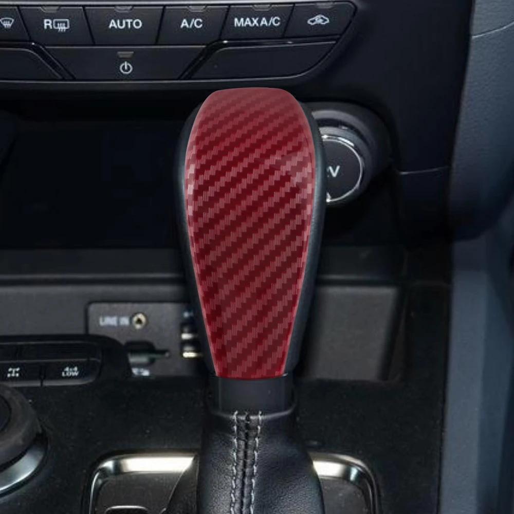 1pc Gear Shift Knob Decorator Cover Trim Sticker for Ford Ranger Everest AT 2015 2016 2017 2018 2019 Accessories