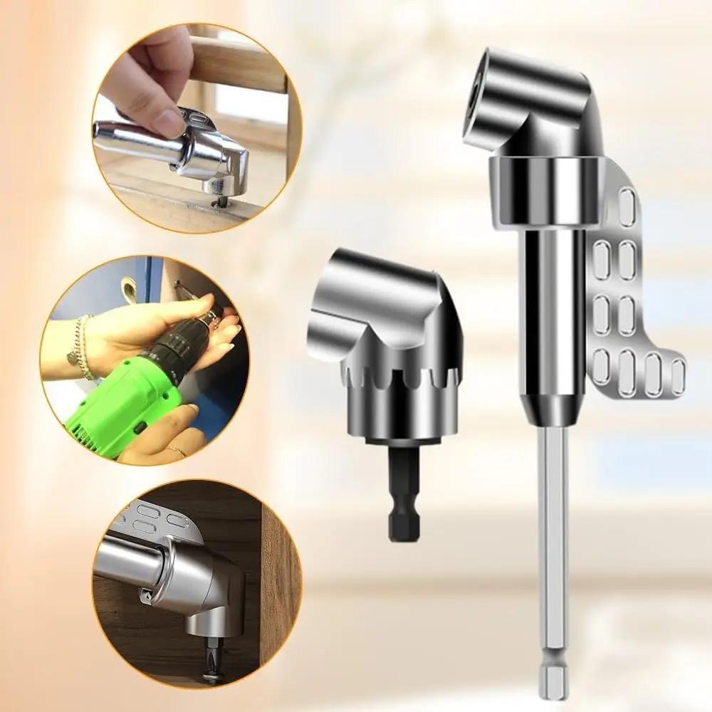 Alloy Steel 105°Right Angle Drill Adapter Adjustable Household Work Multi-Function Bend Screwdriver Bit