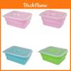 Silicone Food Storage Container With Foldable Design For Refrigerator Organization And Freshness