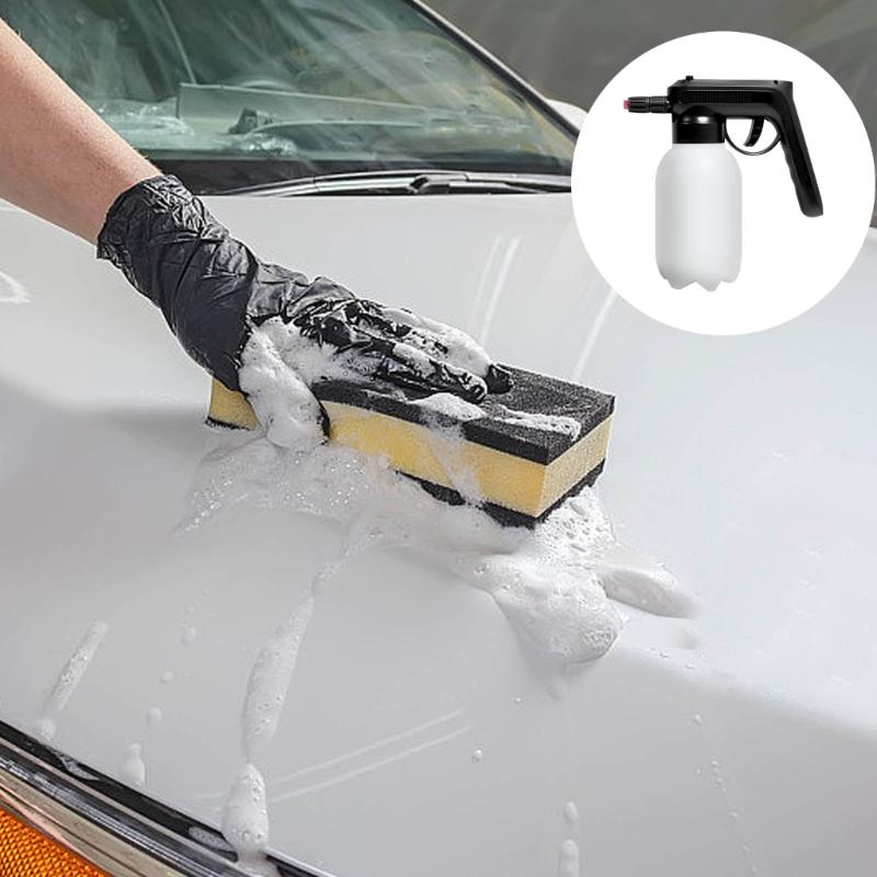 Electric Foam Sprayer Handheld Foam Sprayer Bottle Rechargeable for Car Washing Foam Cannons Car Detailing Accessories