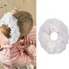 Elegant Ruffled Trim Hair Scrunchies Elastic Hair Rope Soft Hair Rope Spring Elastic Hair Tie for Girls Braids Hold