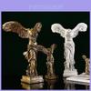 Elegante Scultura Statuetta Dea della Vittoria in Stile Europeo per Arredamento Casa e Regali