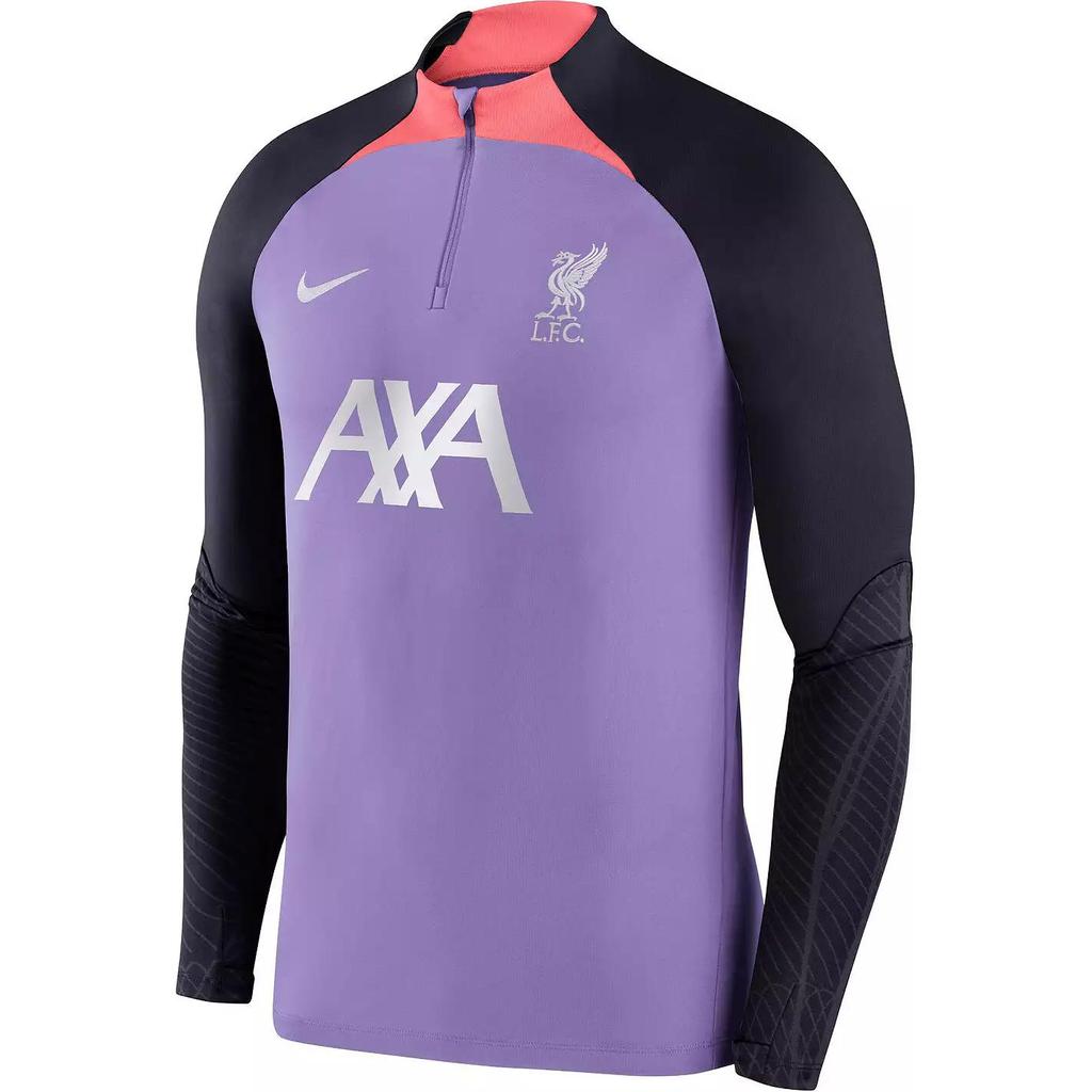 Nike Fitted Long Sleeve Retro Football Shirt Men tops Purple DZ0843-568