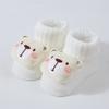 Niedliche Panda-Stricksocken für Kleinkinder, für alle vier Jahreszeiten, tragbar für Neugeborene, atmungsaktive, rutschfeste Kleinkindersocken