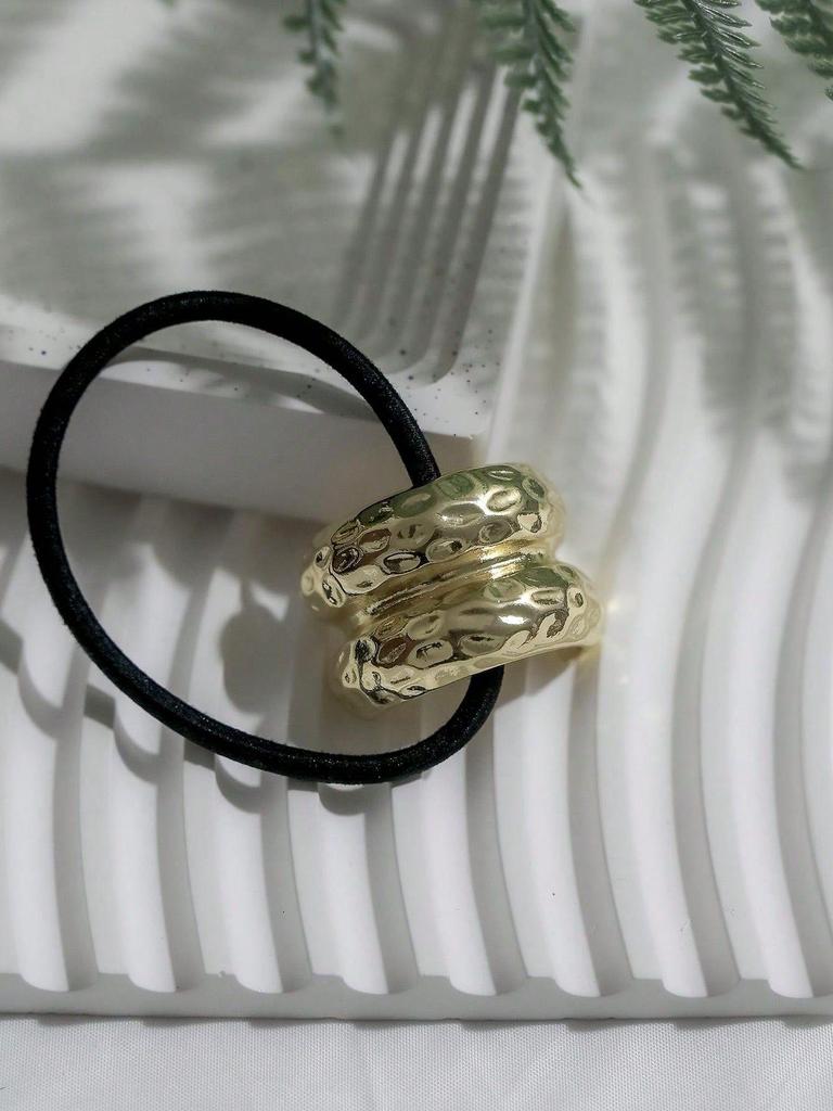 Metallic Braided Hair Ties: Fashionable Ponytail Bands