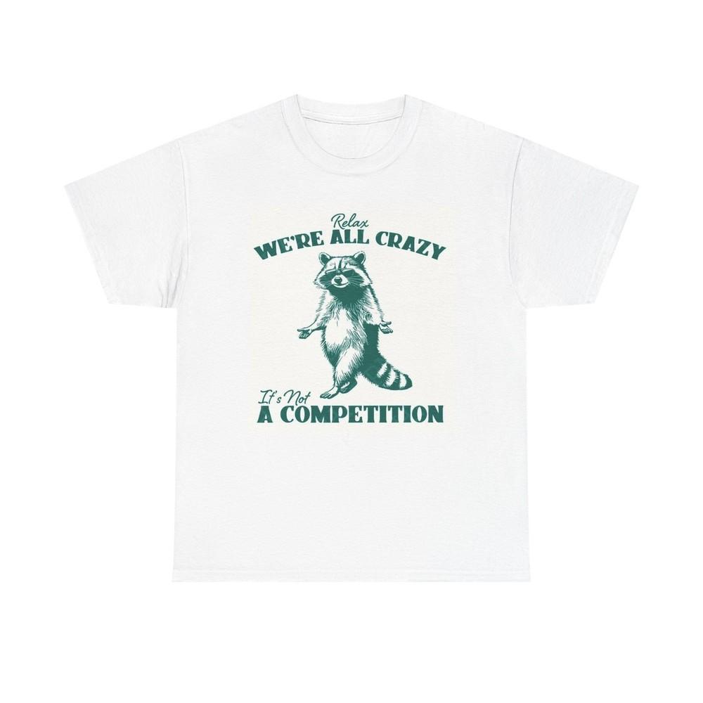 

Мы все сумасшедшие Графическая футболка Унисекс Тяжелая хлопковая футболка СОВЕРШЕННО НОВАЯ 3XL