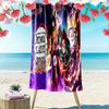 Anime Fusion Power Passion Beach Towel Soft Beach Swim Absorbent Bath Towel Seaside Outdoor Picnic Beach Mat Travel and Vacation Towels Beach Towel