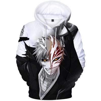 Loose Sweatshirts 3d Printed Anime BLEACH Cartoon Hoodies Kids Novelty Unisex Top Comfortable Autumn Winter Long Sleeve Pullover