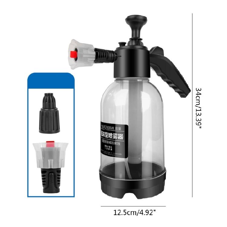 Air-Compression Pump Watering Bottle Gardening Manual Air Pressure Spray Can 2L